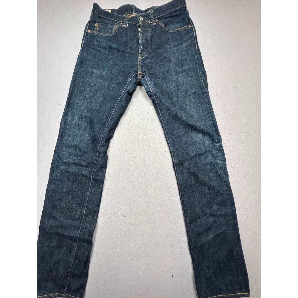 Momotaro Jeans BOM012-N Blue Owl 100% Cotton Indigo W31 Mens